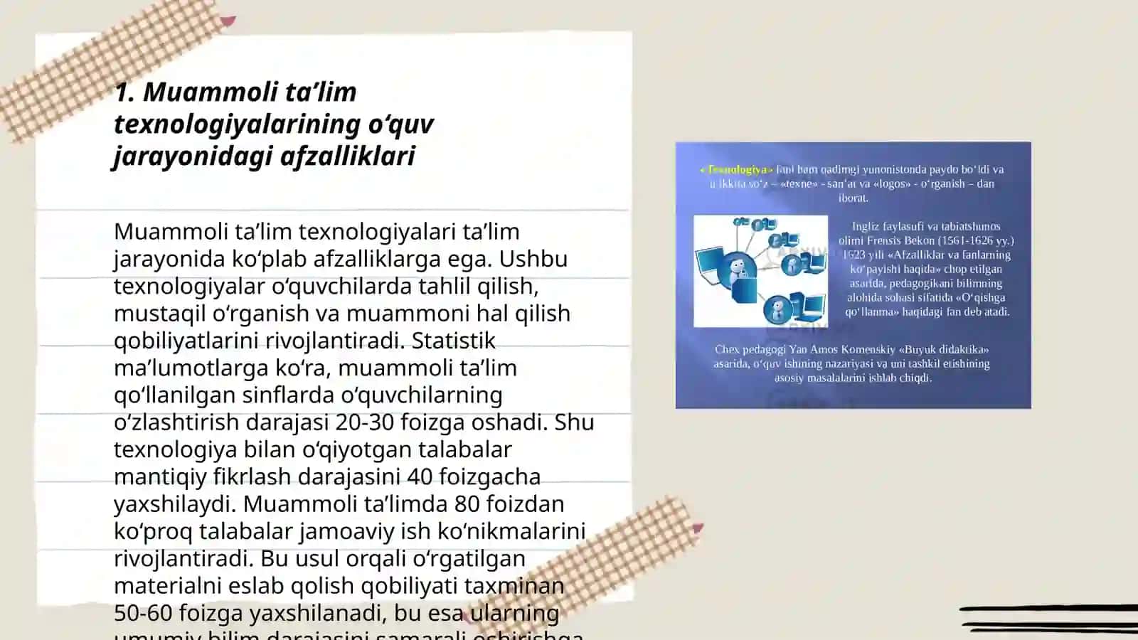 Taʼlimda muammoli va oʻyinli texnologiyalardan foydalanishning ahamiyati 3
