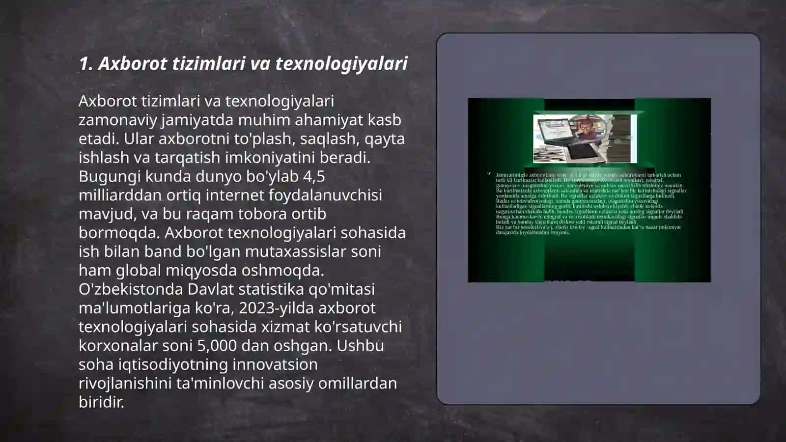 Ta'limda axborot texnologiyalarining asosiy tushunchalari 3
