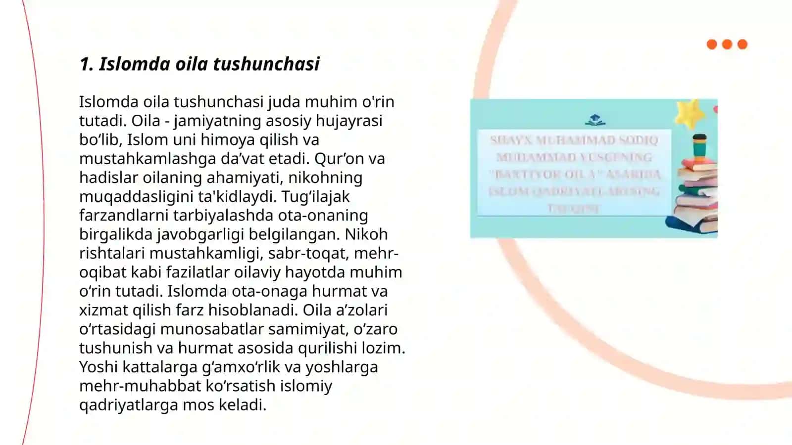 Shayx Muxammad Sodiq Muhammad Yusuf "Baxtiyor oila" 3
