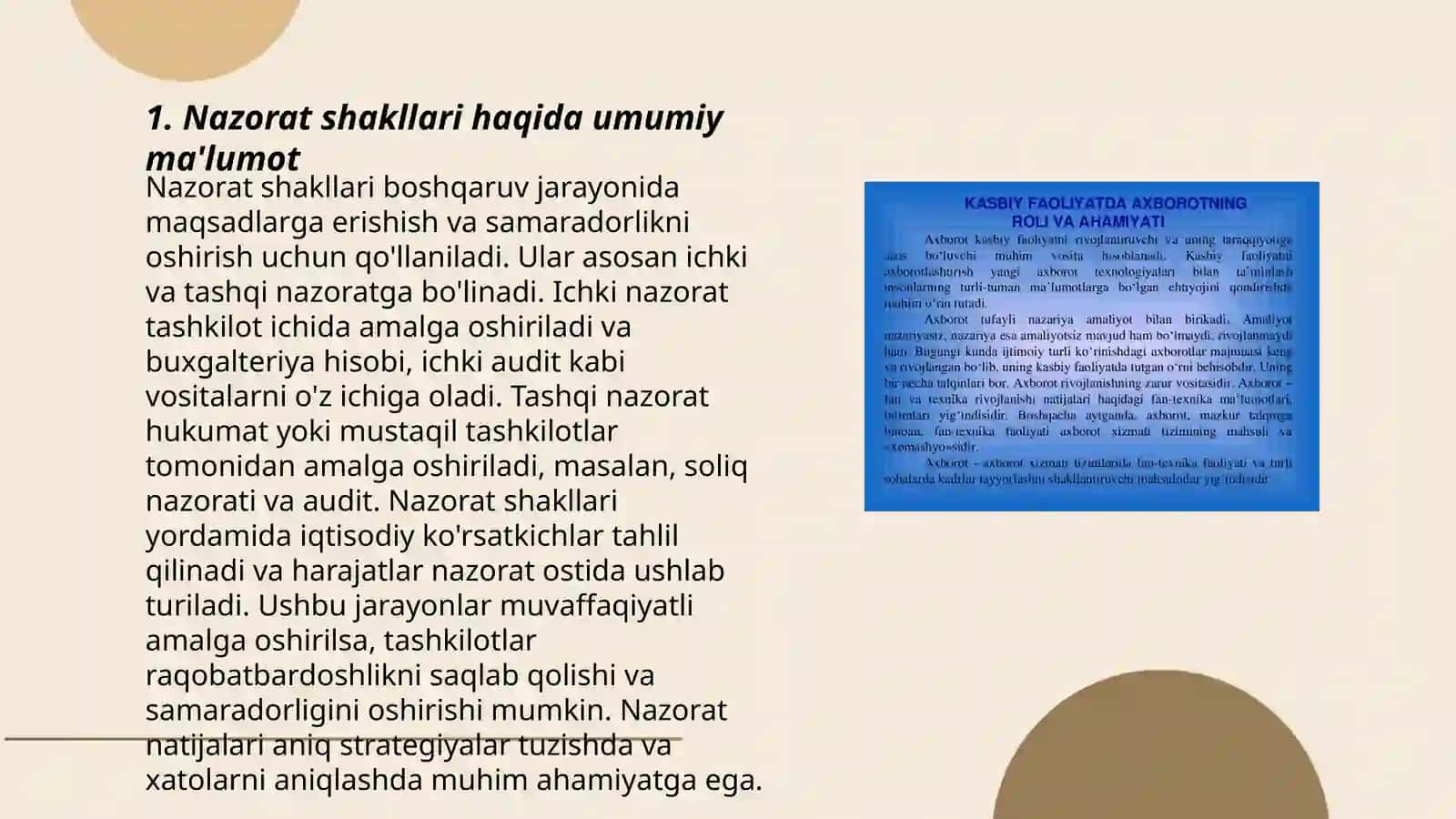 O'quvchilarning bilim ko'nikma va malakalarini nazorat qilish turli shakli va metodlari 3
