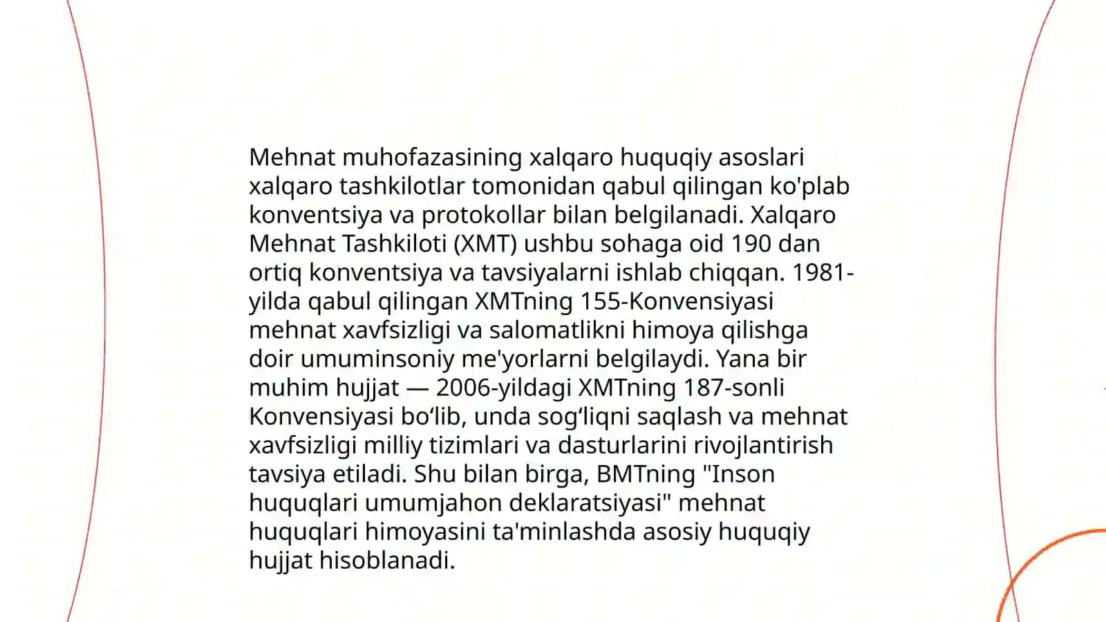 Mehnat muhofazasini ta'minlashga oid xalqaro tajriva va izlanishlar tahlili 3