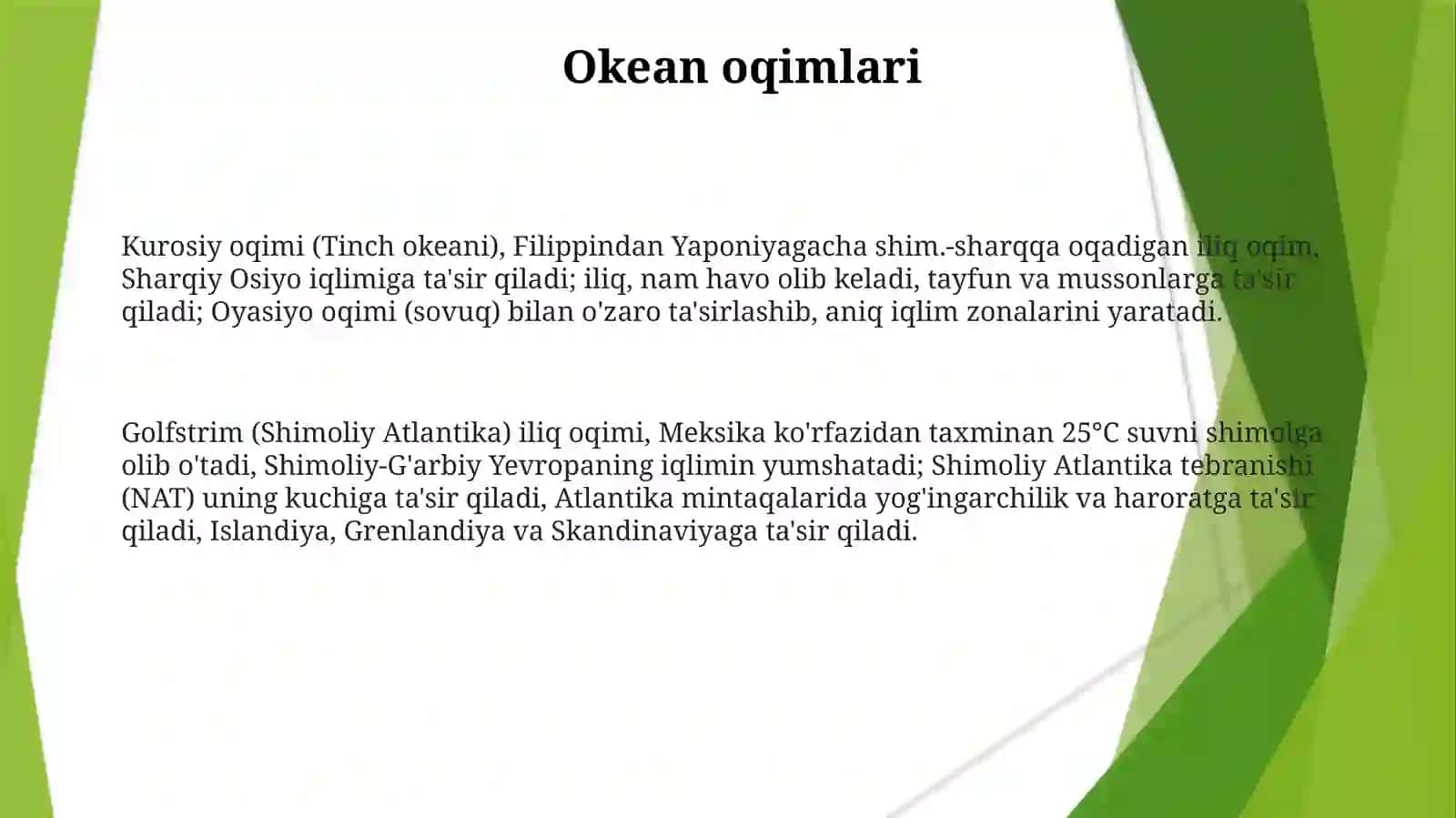 Iqlimshakllanishining asosiy va geografik omillari 3