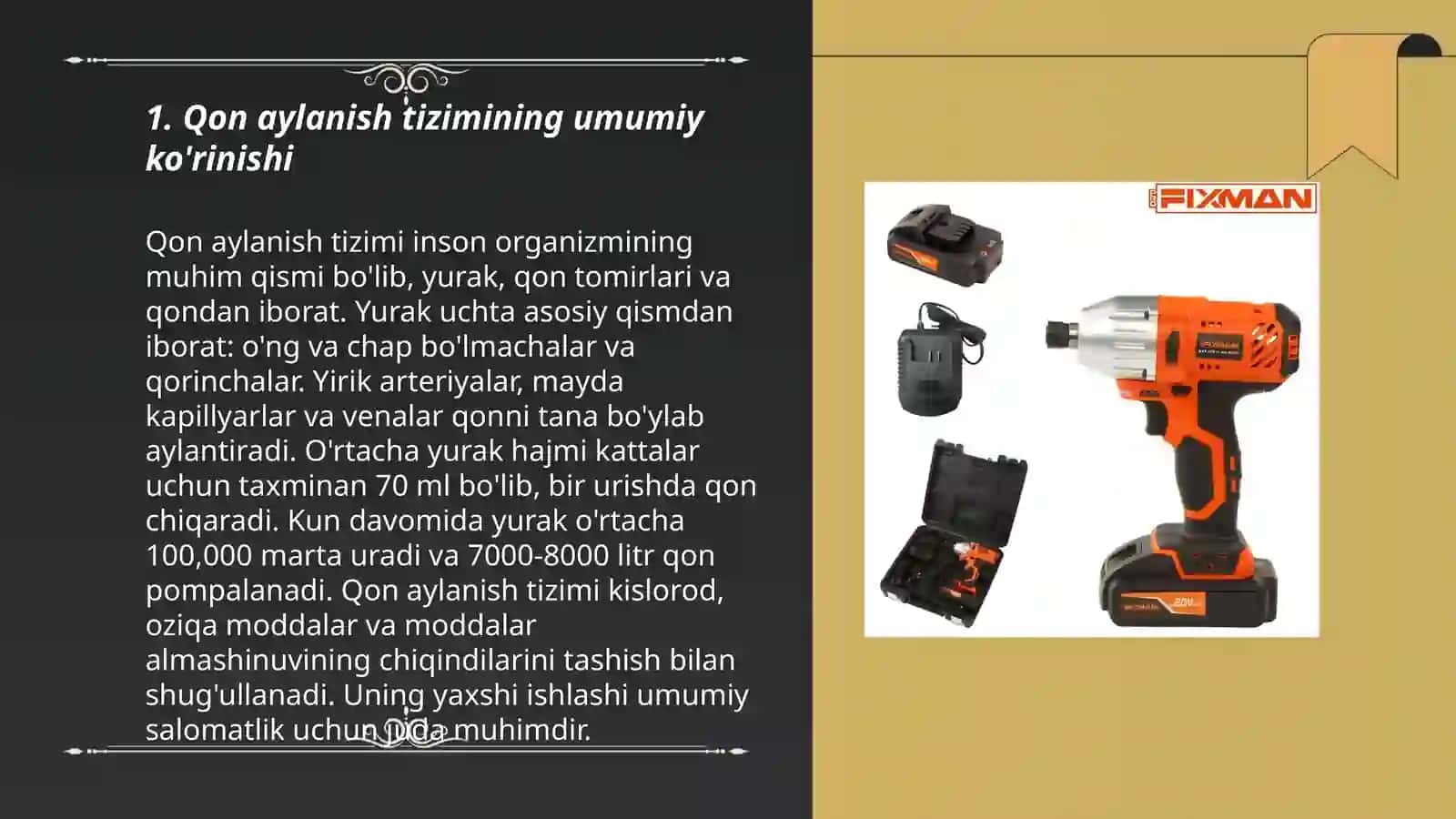 Qon aylanish elektrik modellari 3