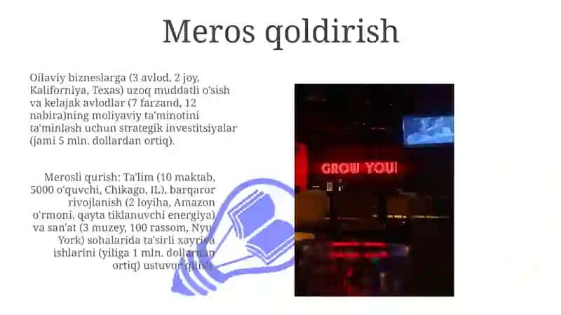 Ma'noli munosabatlar, Shaxsiy rivojlanish, Moliyaviy xavfsizlik 3