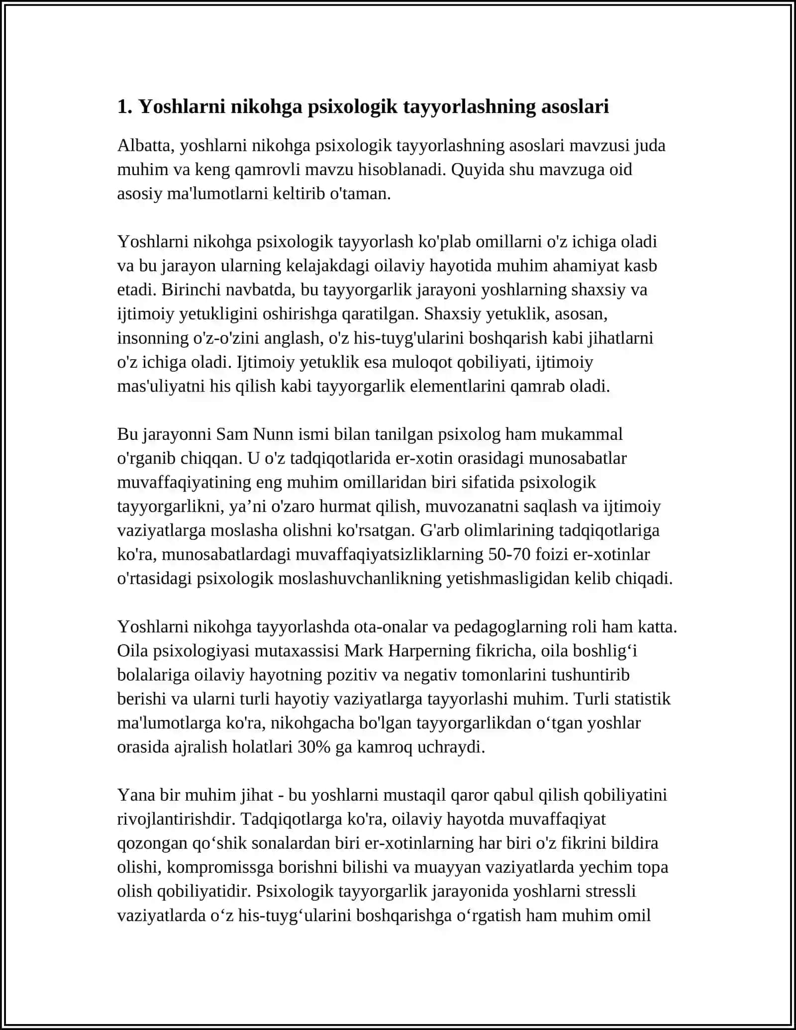 YOSHLARNI OILAVIY HAYOTGA PISIHALOGIK TAYYORLASH 3