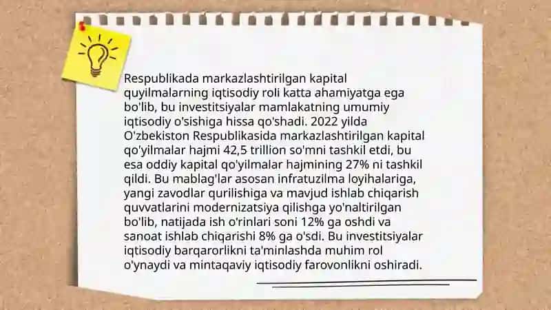 Respublikada markazlashtirilgan kapital quyilmalar 3