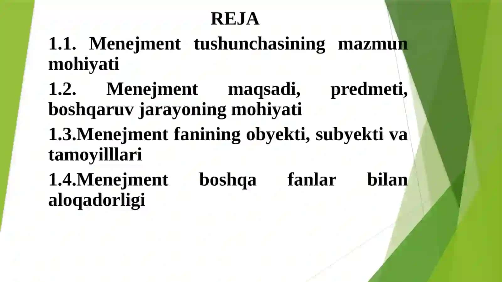 Menejment mustaqil fan sifatida 3