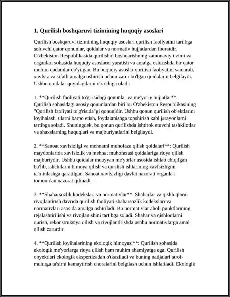QURILISHNI BOSHQARISHNING ZAMONAVIY TIZIMI VA ORGANLARI 3