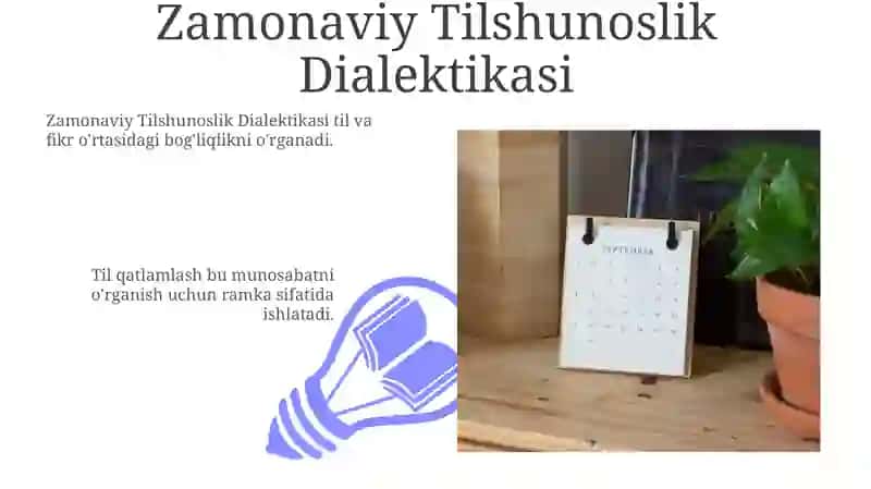Zamonaviy Tilshunoslik Dialektikasi 3