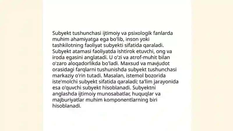 Subyekt obrazini shakllantirish 3