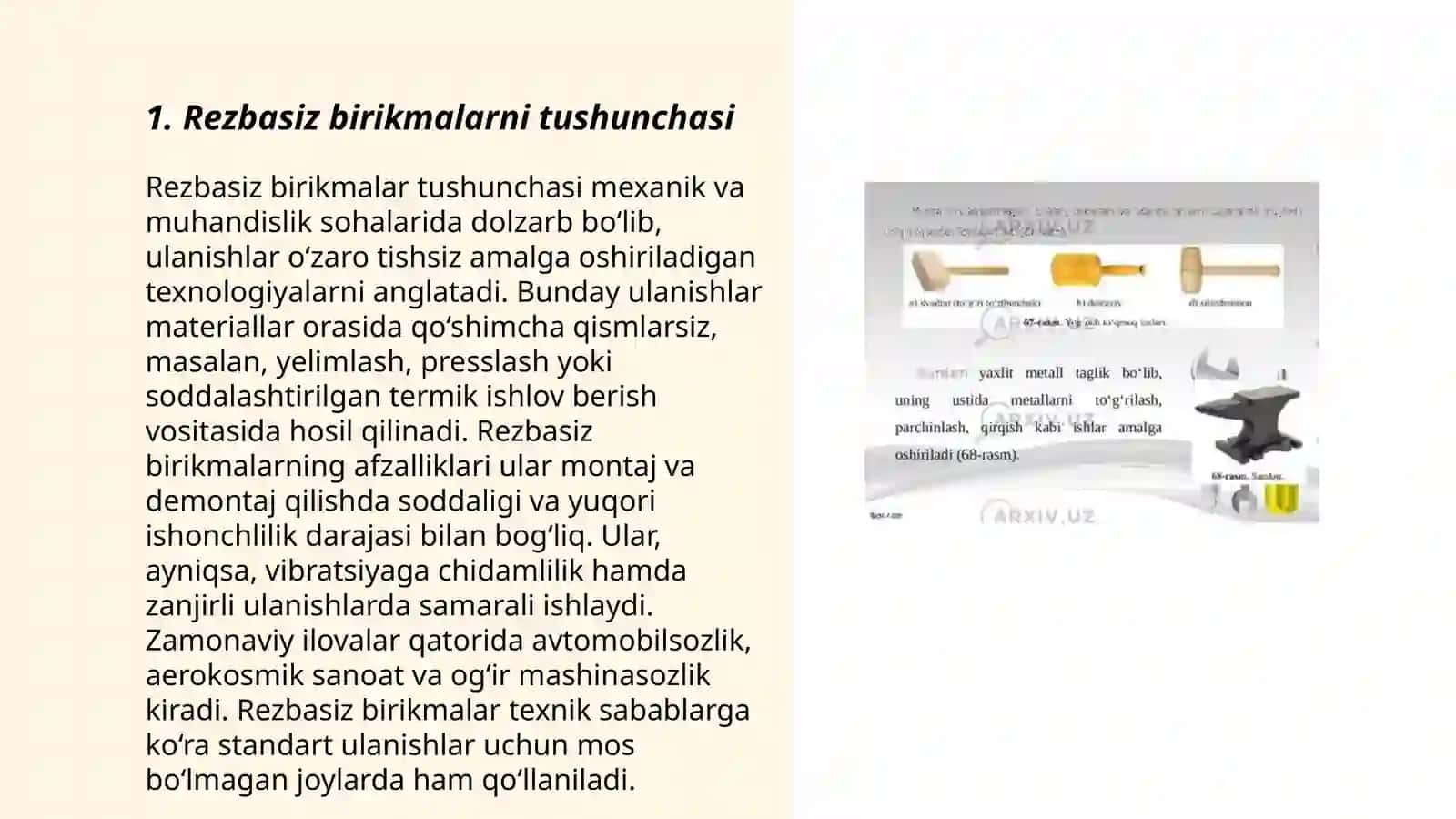 Rezbasiz birikmalarni tushunchasi 3