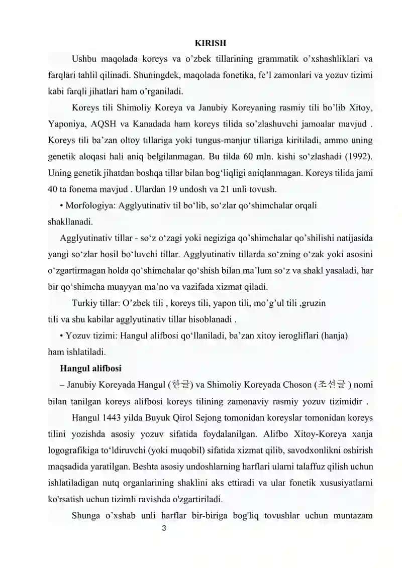 KOREYS TILI GRAMMATIK KATEGORIYASI 3
