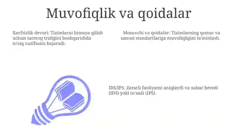 Firewall va IDS/IPS tizimlari – Ishlash prinsipi va Qo‘llanish Sohasi 3