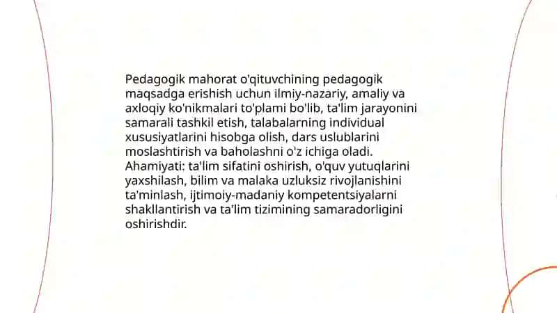 Pedagogik mahorat va uning tarkibiy elementlari 3