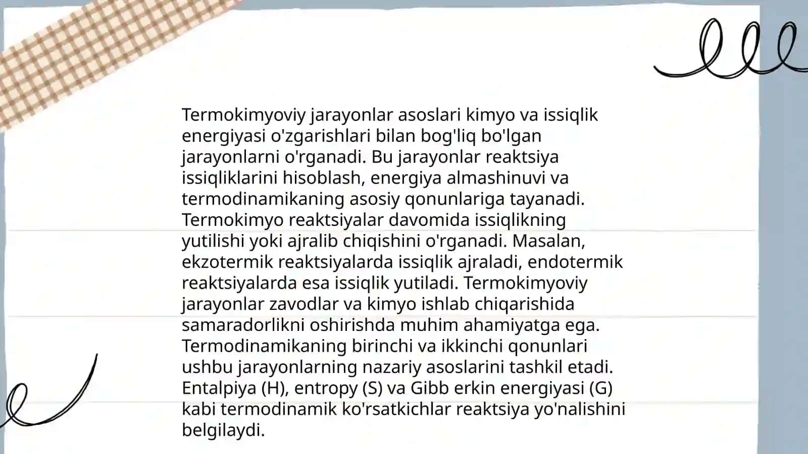 Termakimyoviy jarayonlarda Bom-Gaber sikli va uning ahamiyati 3