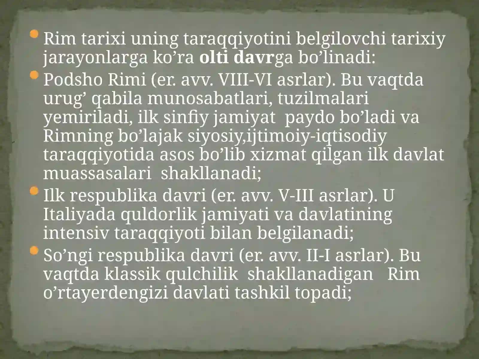 Ilk rimrespublikasi 3