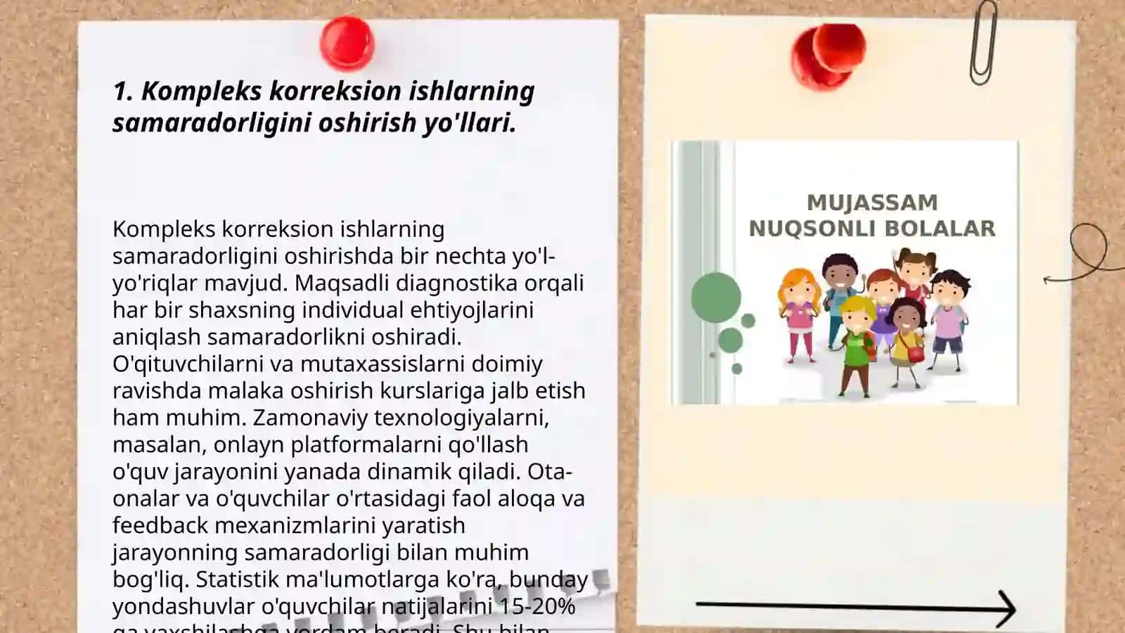 Kompleks Korreksion Ishlarning Modeli 3