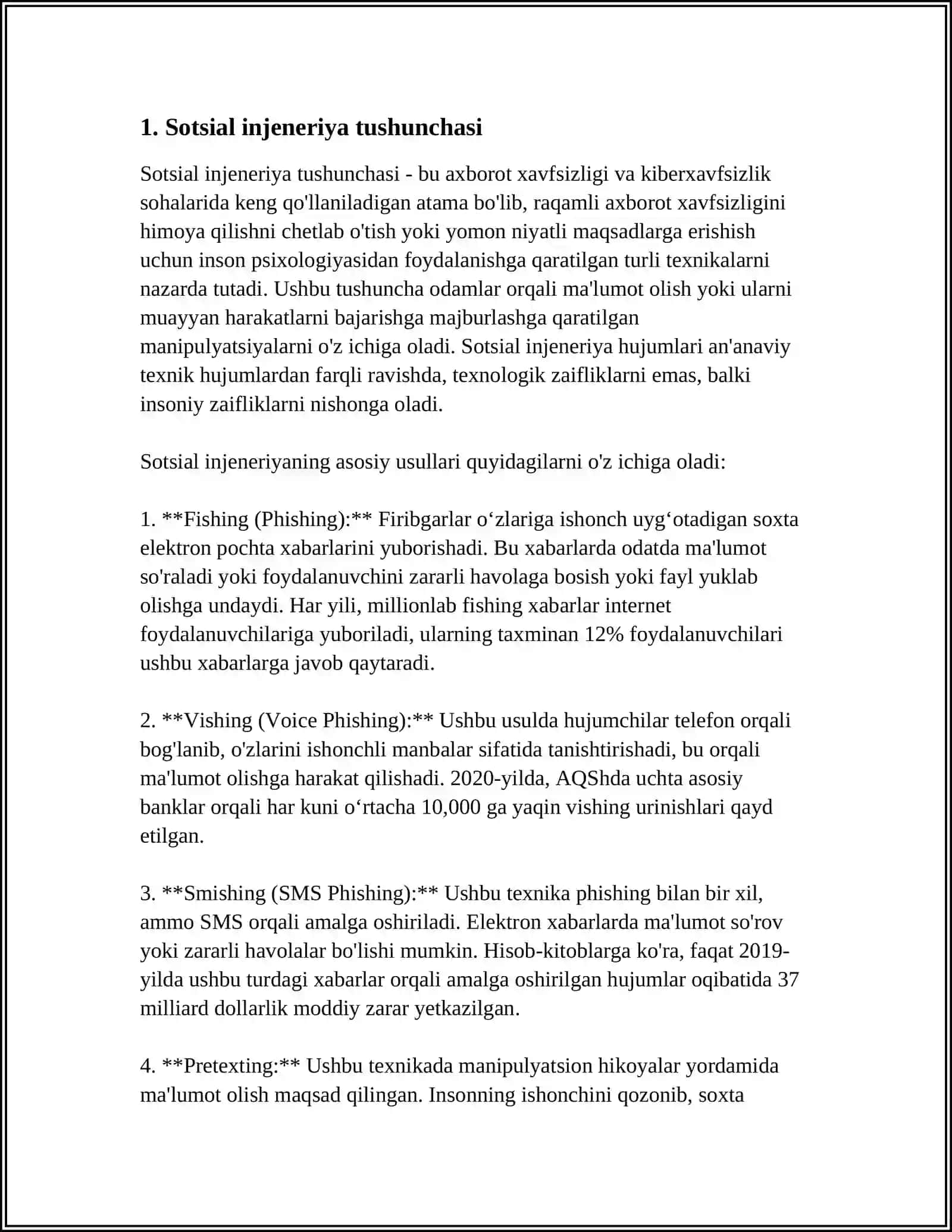 Sotsial injeneriya va uning zamona turlari 3