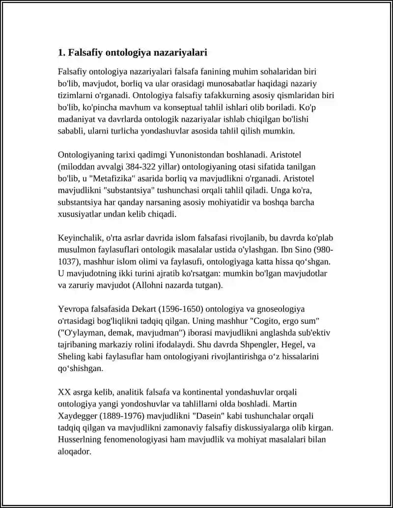 FALSAFA VA TIBBIY ILMIY FANLARDA BORLIQNING MOHIYATIGA OID KONSEPSIYALAR 3