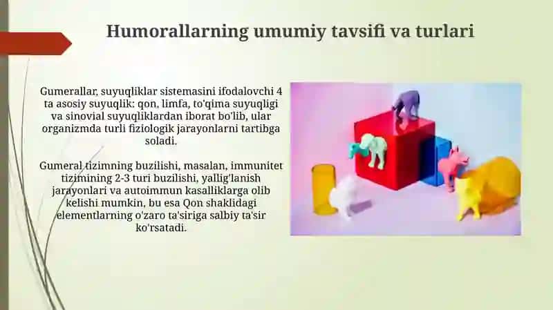 Qon shaklli elementlarining oʻzaro ta'sirida gumoral omillarning roli 3