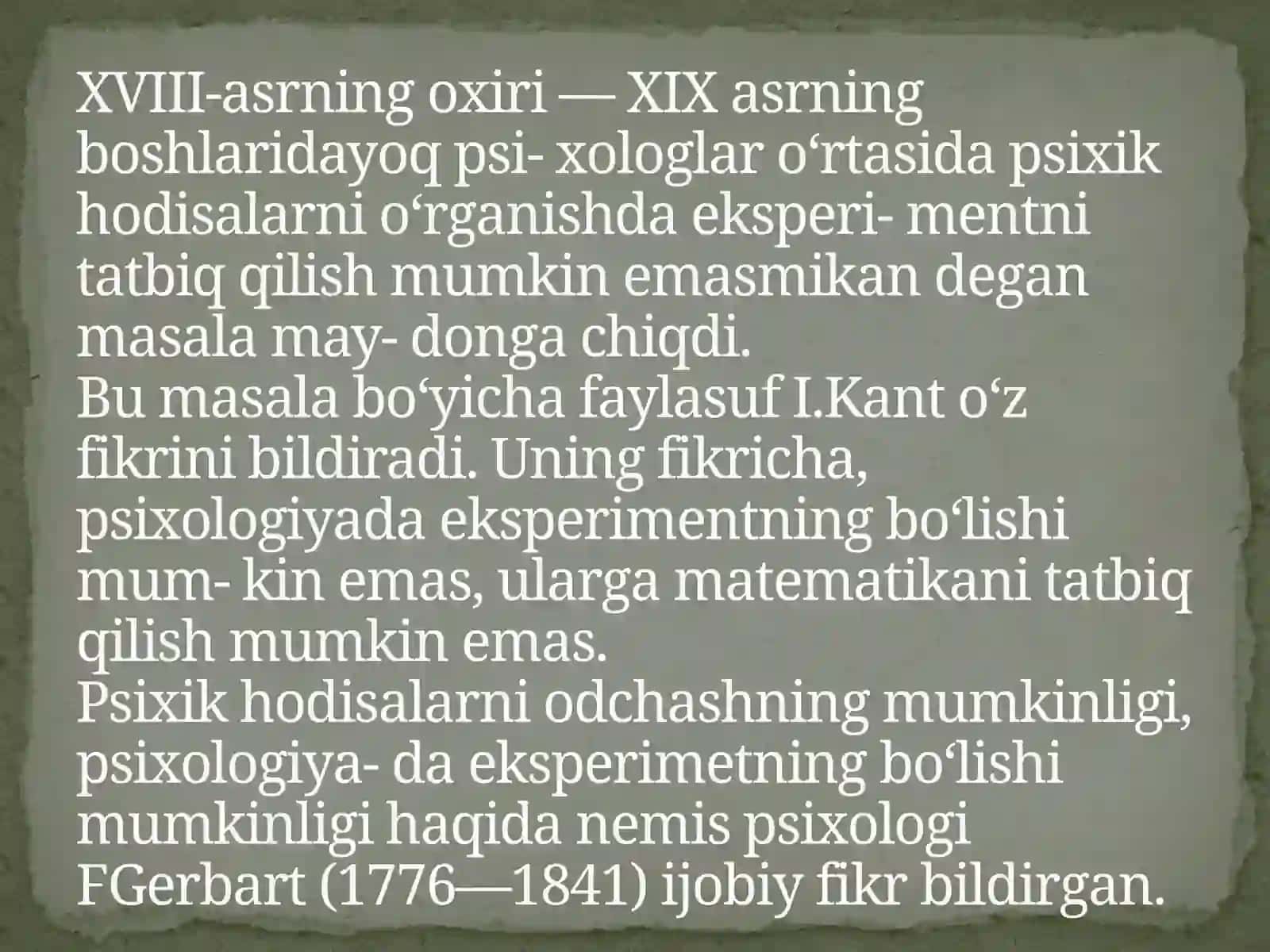 Eksperimental psixologiyani shakllanishi 3