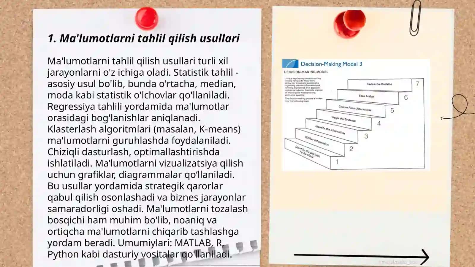 Toʻgʻri qaror qabul qilishni shakillantirish metodlari 3