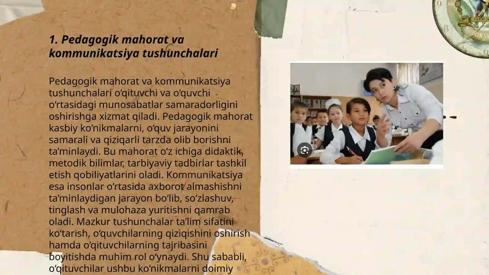 Pedagogik mahorat va kommunikatsiya tushunchalari 3