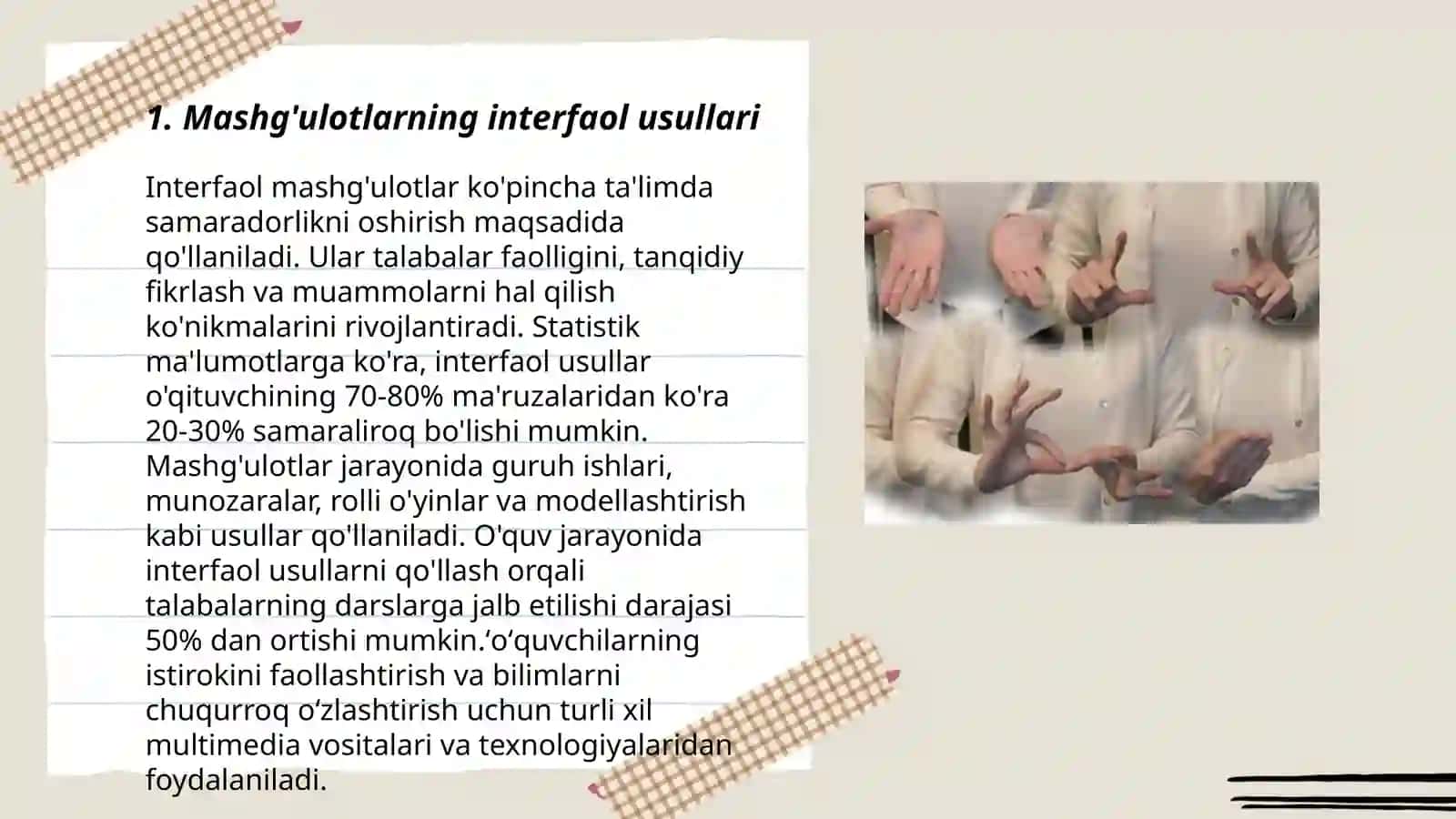 Kar bolalarni o'qitish jarayoni 3