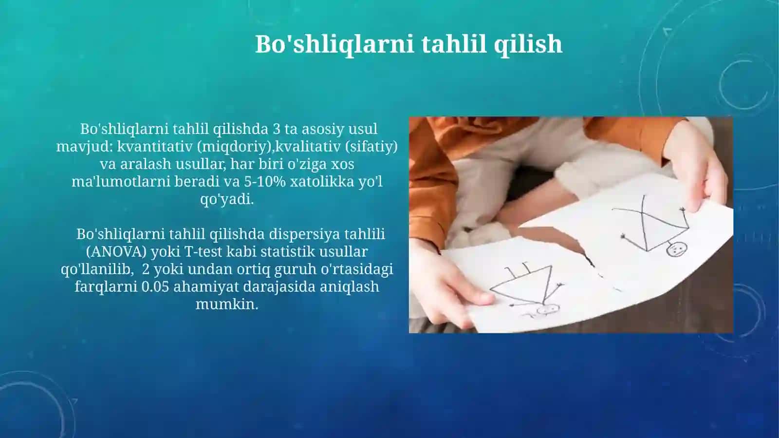Bo'shliqlarni tahlil qilish 3