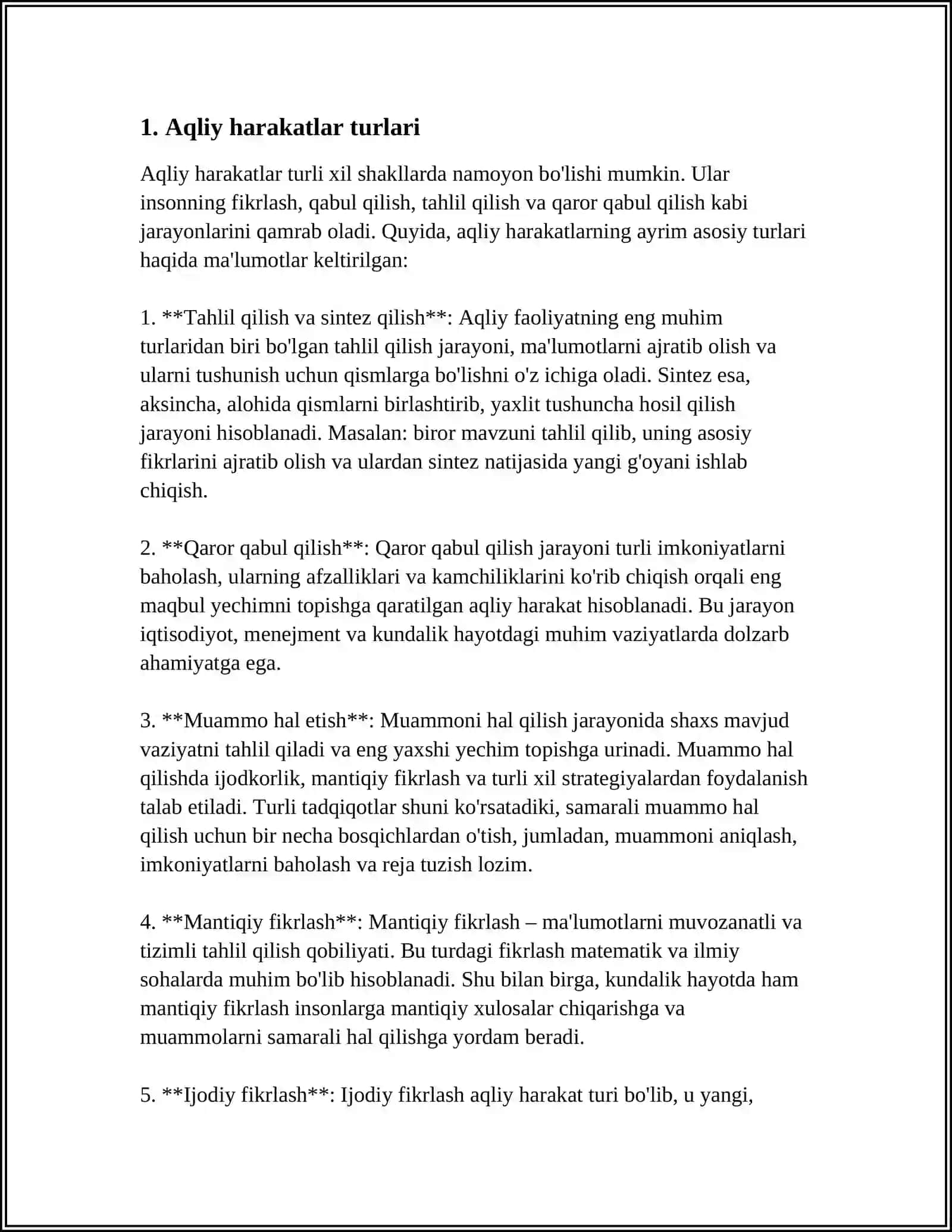 AQLIY HARAKATLAR VA INTELLEKTUAL FAOLLIKNI EGALLANASHI 3