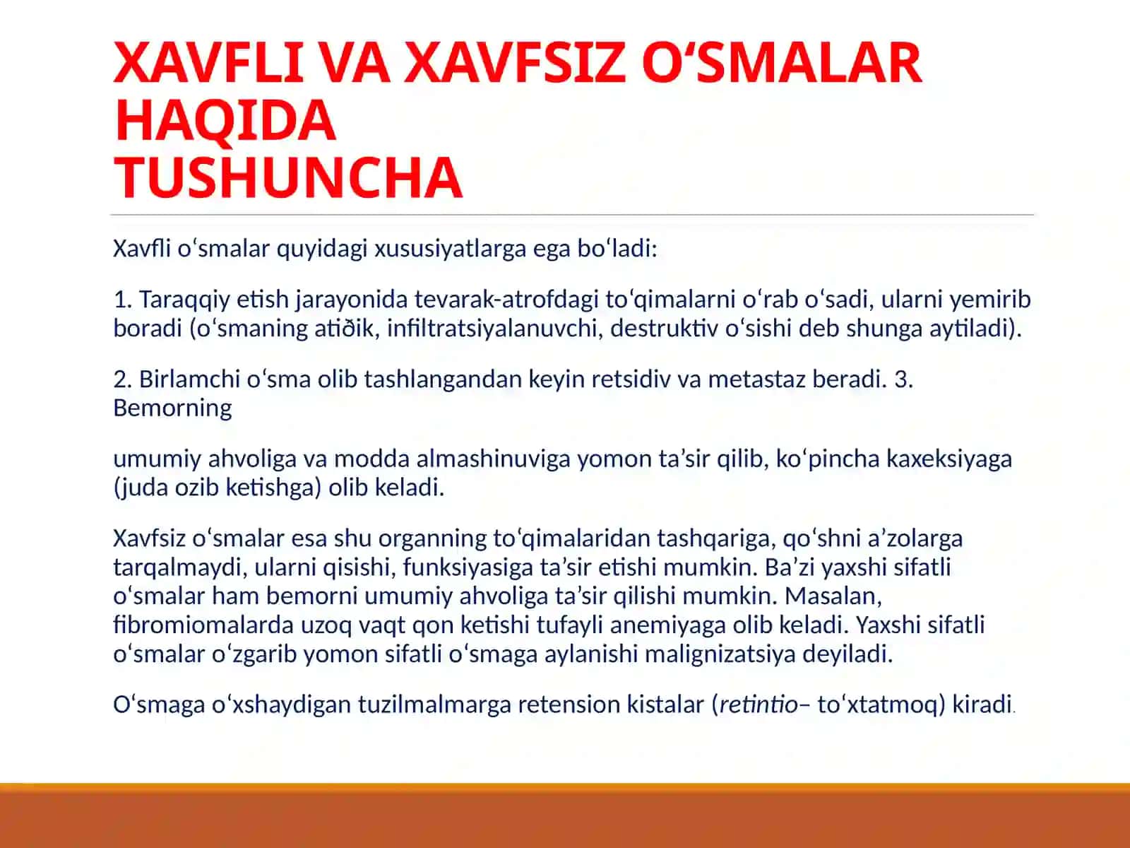 AYOLLAR JINSIY A’ZOLARINING O‘SMA KASALLIKLARI 3