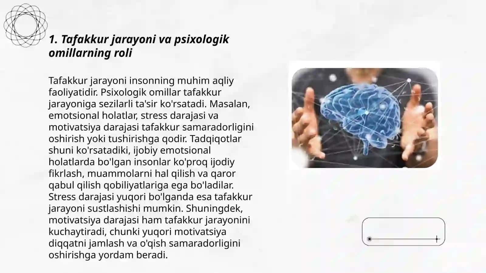 Tafakkur jarayoni va psixologik omillarning roli 3