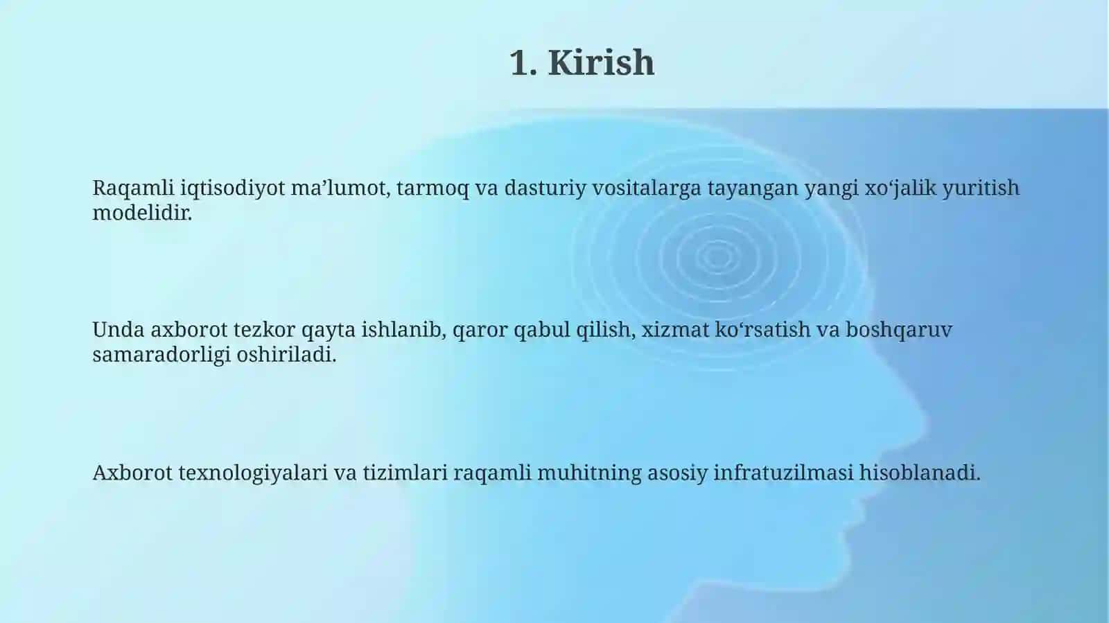 Raqamli iqtisodiyotda axborot texnologiyalari va tizimlari 3