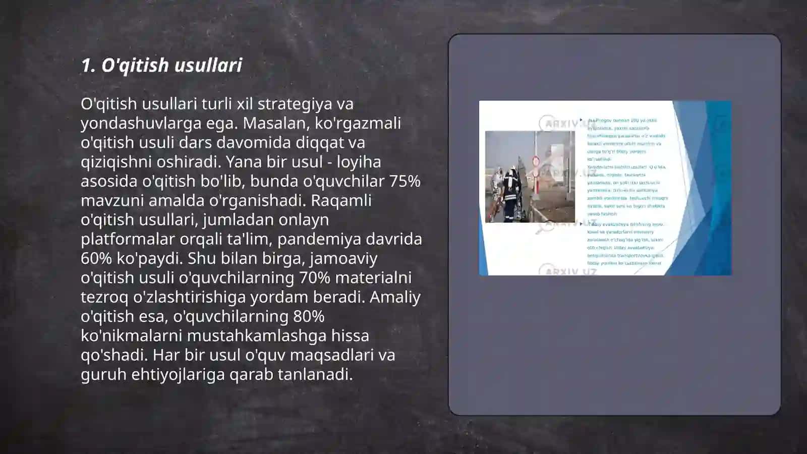 O'qitish usullari 3