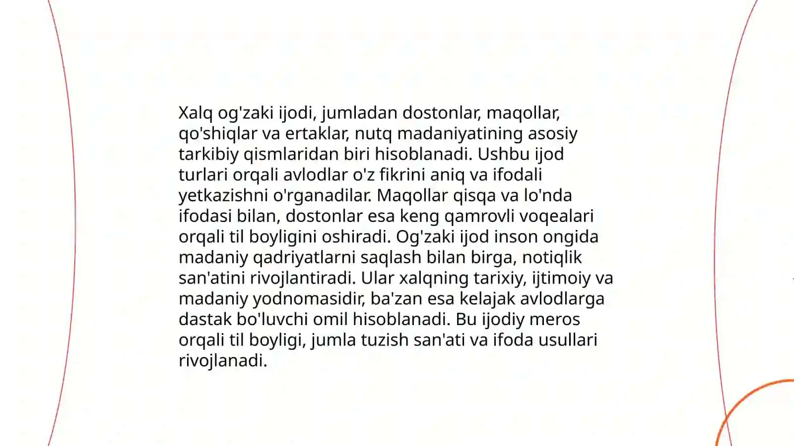 Nutq madaniyatida xalq og'zaki ijodining oʻrni 3