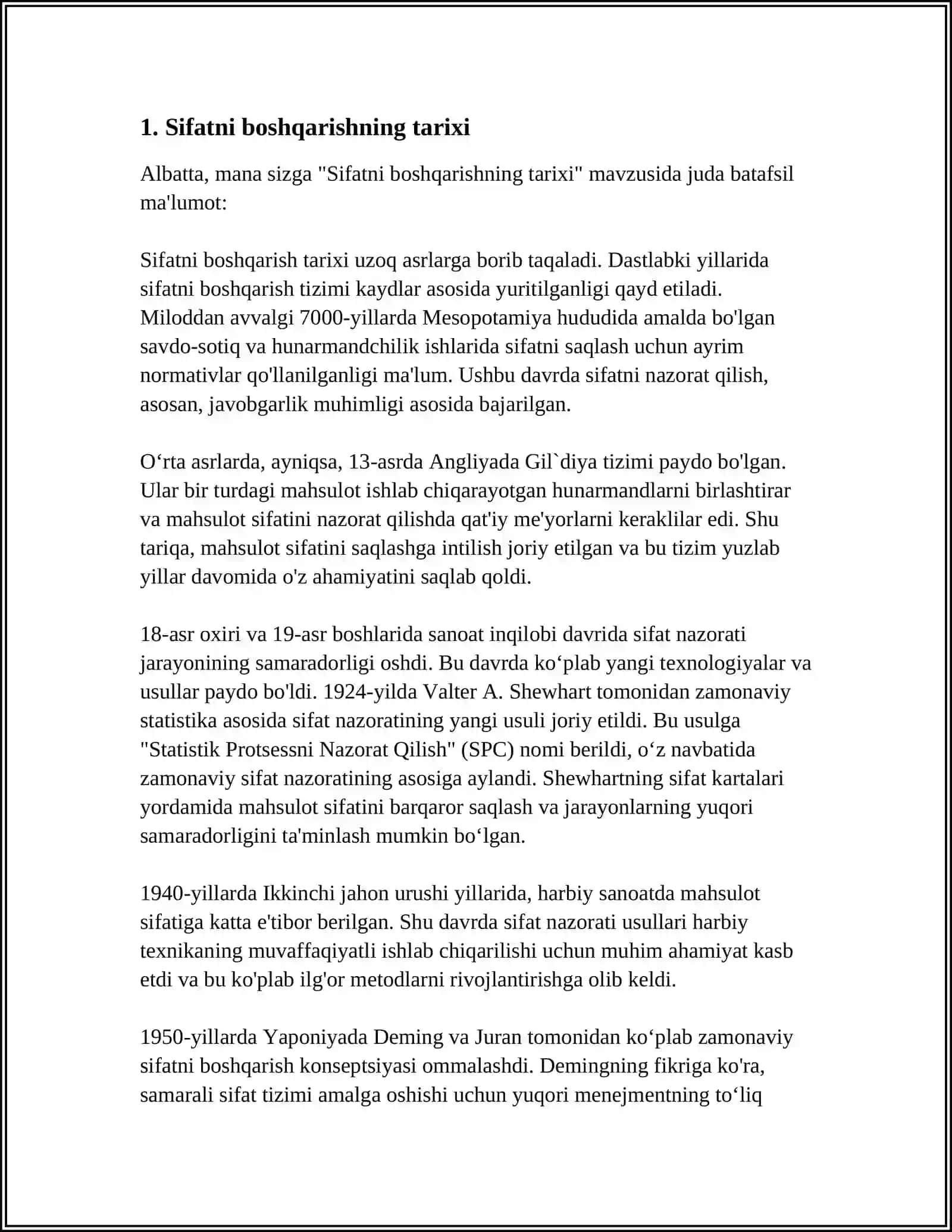 BOSHQARUV HISOBIDA SIFATNI BOSHQARISH VA NAZORAT QILISH 3