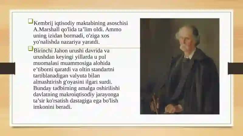 Jon Meynard Keyns Ta’limoti va Keynschilik 3