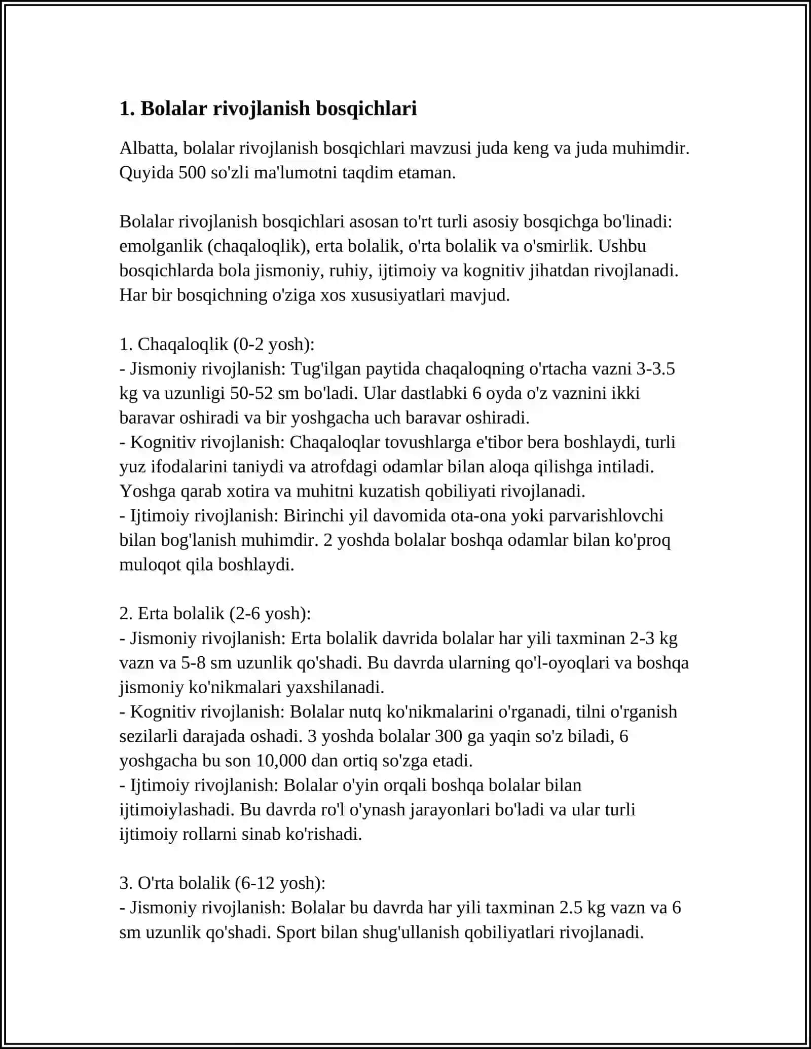 BOLALAR PSIXALOGIYASI FANING KOTEGORIYALARI VA MUAMMOLARI 3