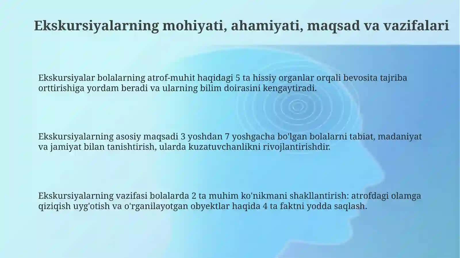 Maktabgacha talimda ekskursiya turlari va ularni tashkil etish texnologiyasi 3