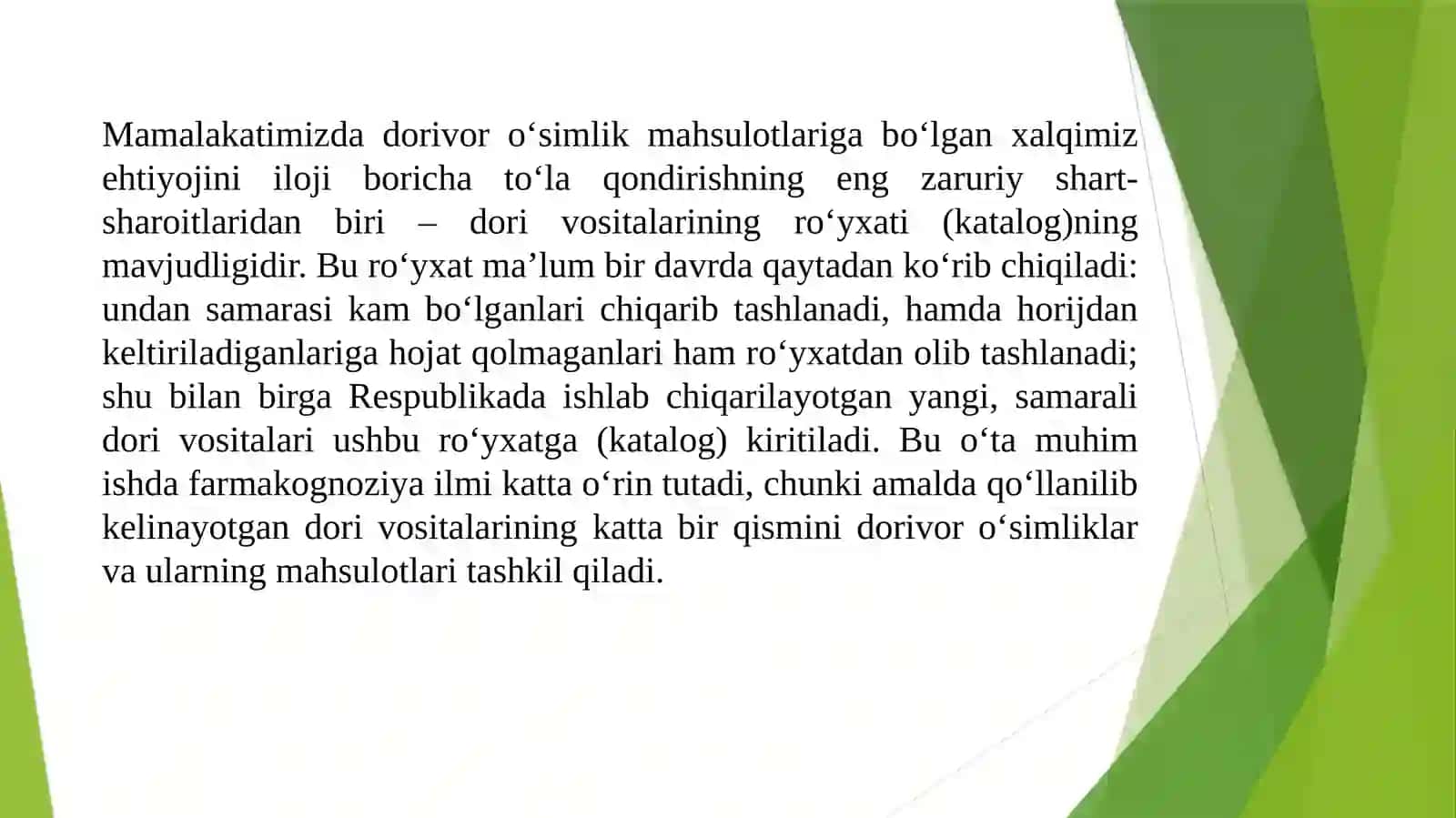 O‘zbekiston dorivor o‘simliklarining xom ashyo zaxiralari 3