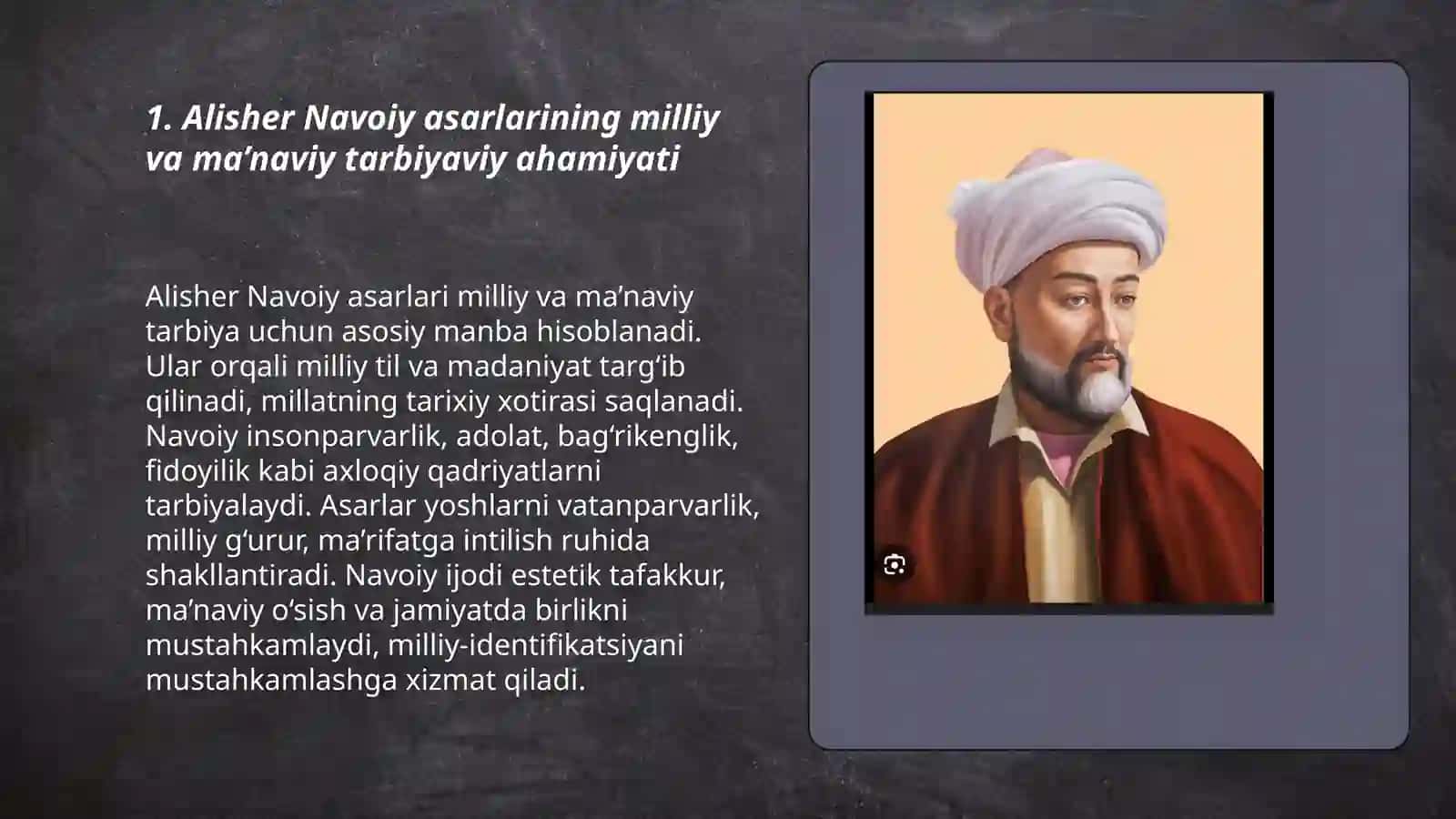 Alisher Navoiy asarlarining tarbiyaviy ahamiyati 3