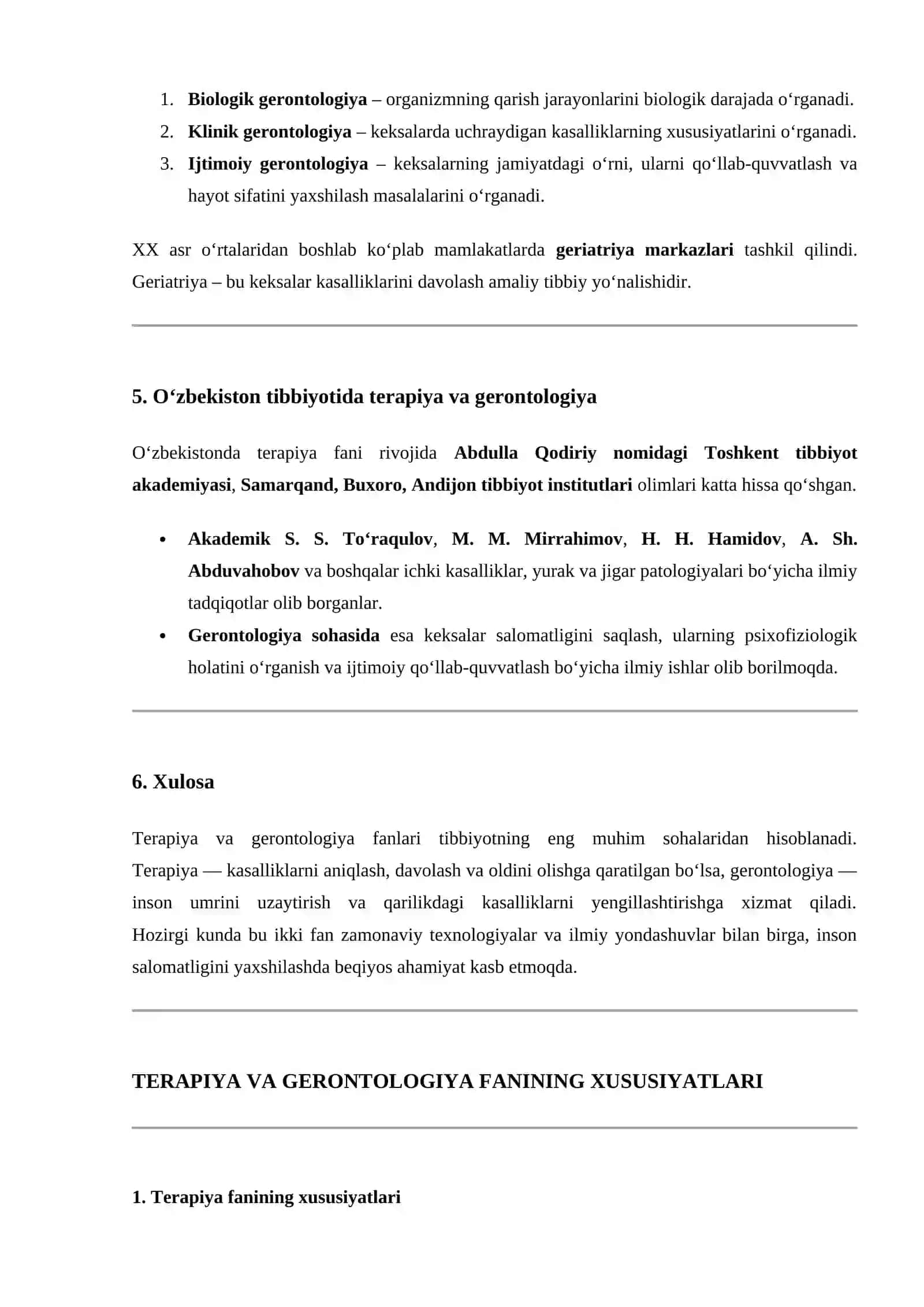 Terapiya va Gerontologiya Fanining Rivojlanish Tarixi 3