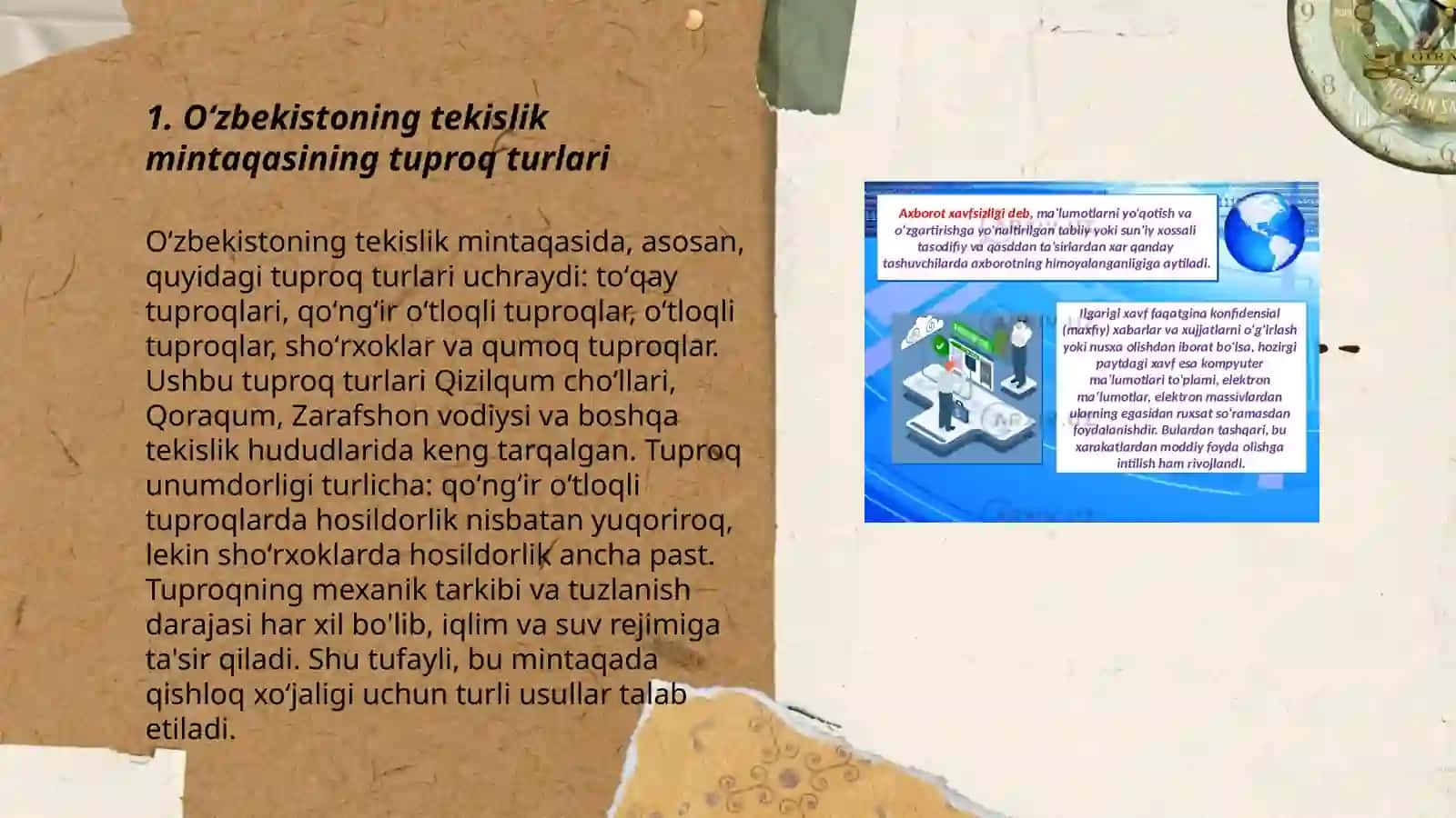 O‘zbekistoning tekislik mintaqasi tuproqlari geografiyasi va uni muhofaza qilish 3