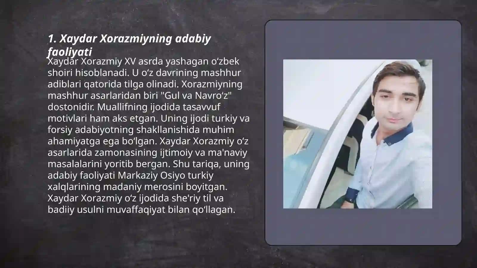 Xaydar Xorazmiyning gul va navro‘z dostoning g‘oyaviy badiiy xususiyatlari 3