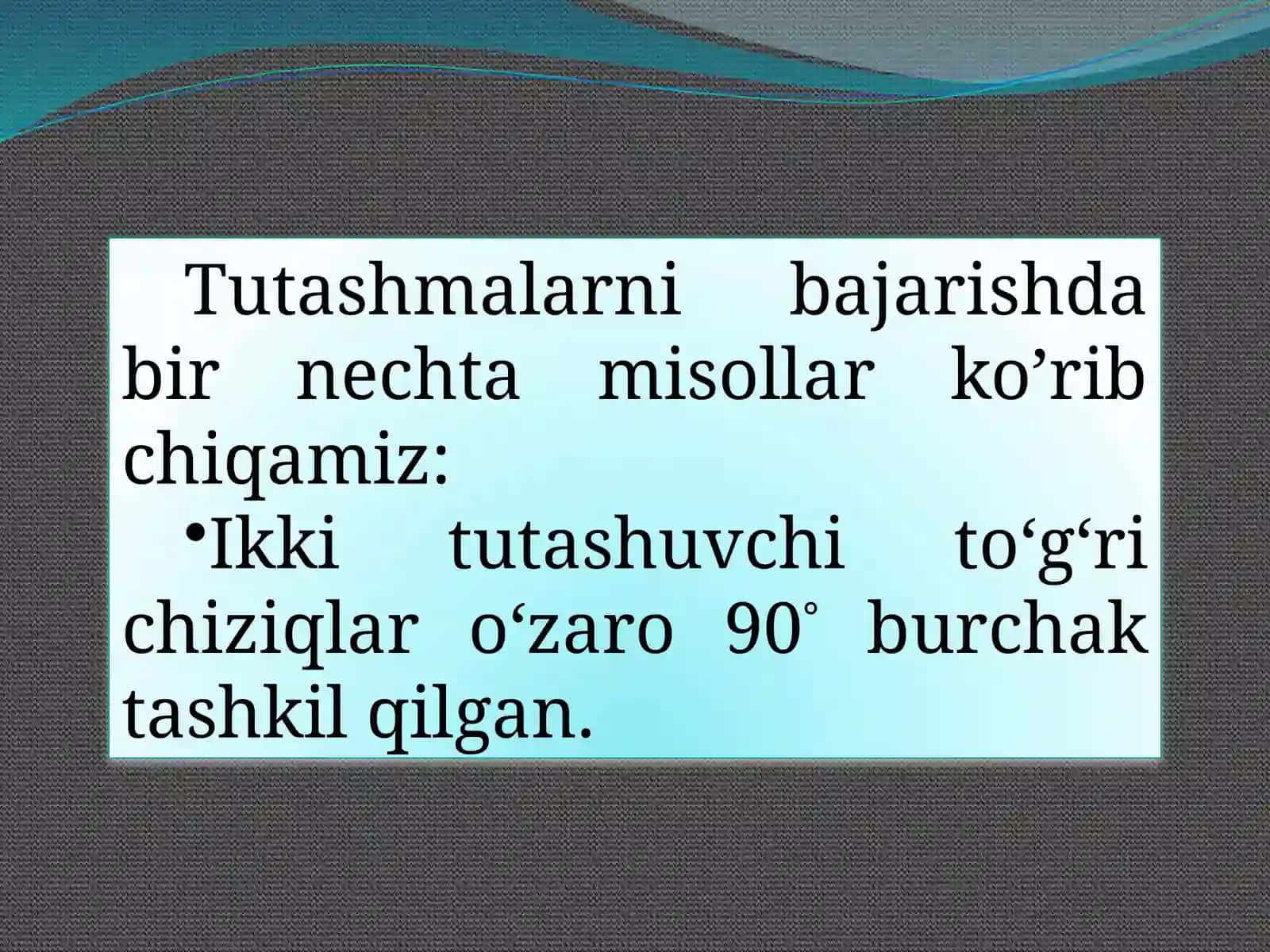 Tutashmalar.Tutashmaelementlari.Tutashmaelementlari va uning amaliy tadbig‘i 3