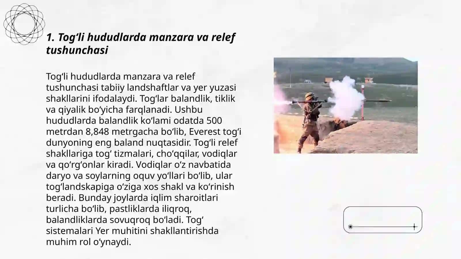 Togʻli sharoitlarda hujum harakatlarini olib borish 3