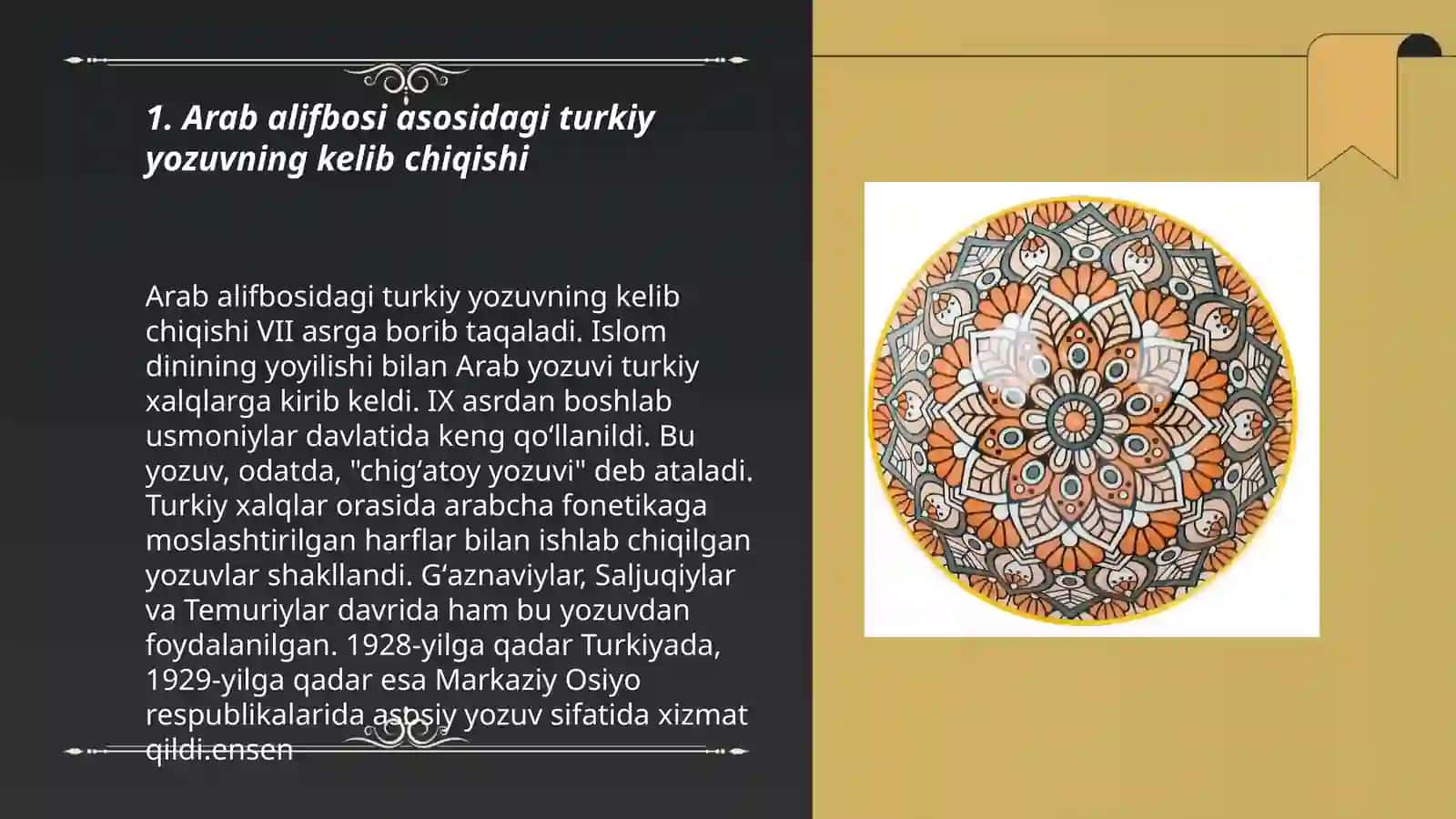 Arab alifbosi asosidagi turkiy yozuvning ilk bosqichi 3