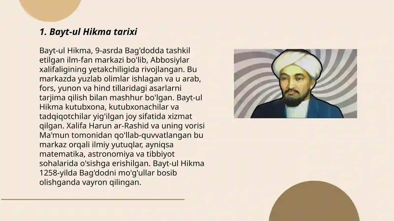 Bayt-ul Hikma allomalari 3