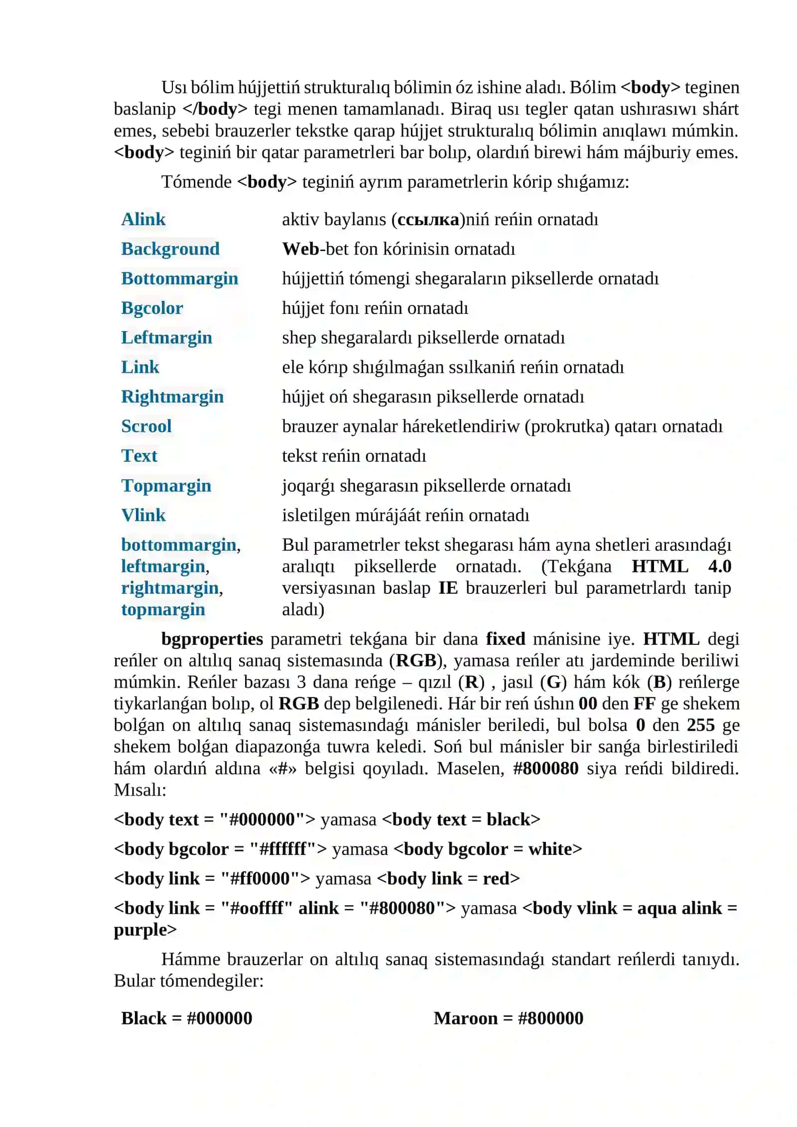Web betler hám hújjetler jaratiw hámde olar menen islew 3