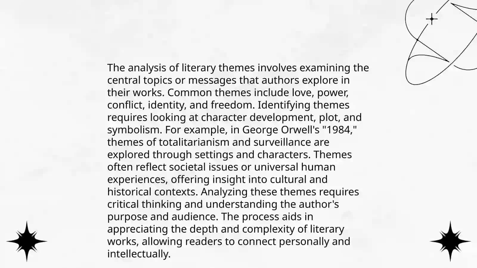 Analysis of Literary Themes 3